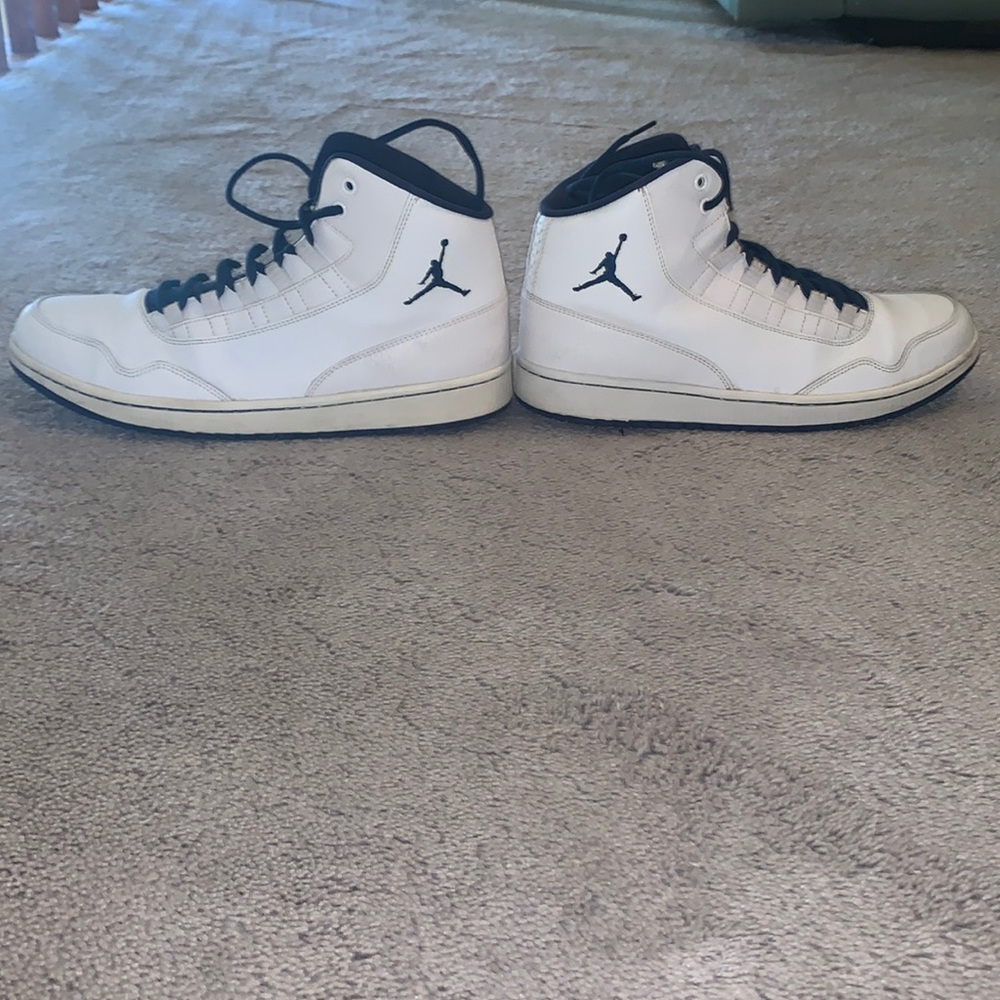 Mens Air Jordan Wht & Blue Shoes Sz 12